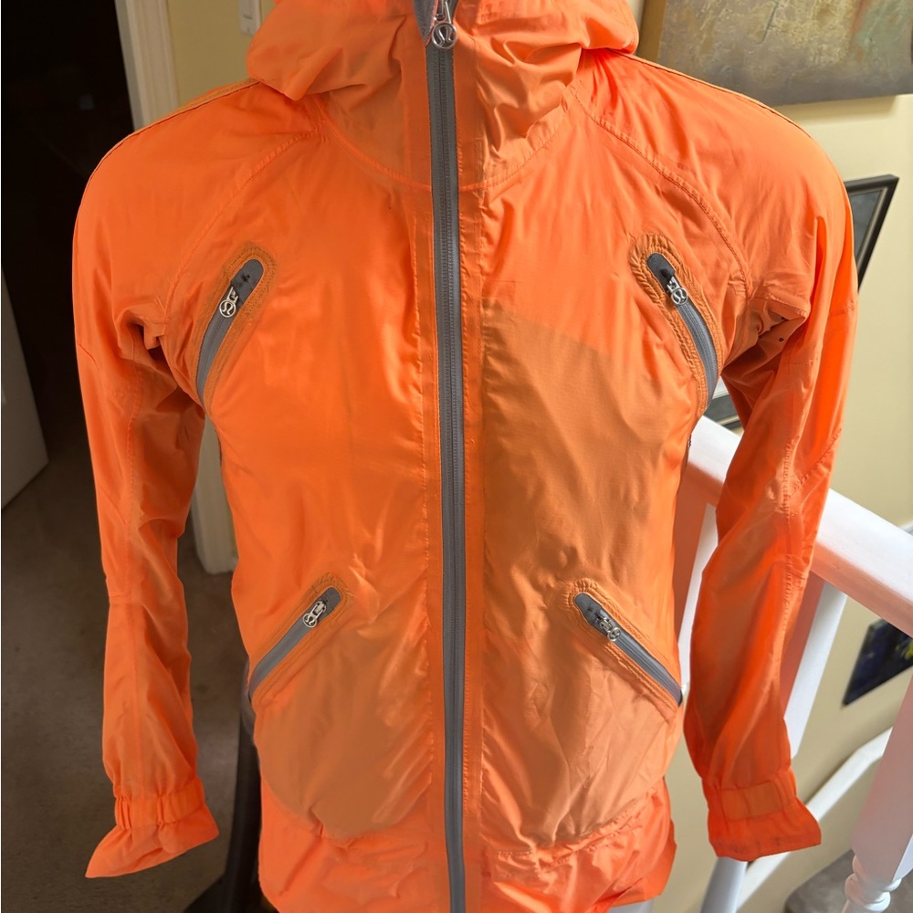 Lululemon Athletica Orange and Gray Jacket